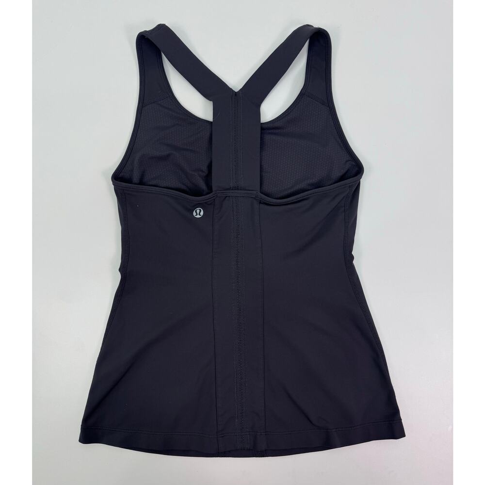 Lululemon Gray Racerback Athletic Tank Top Size Small - Picture 5 of 7